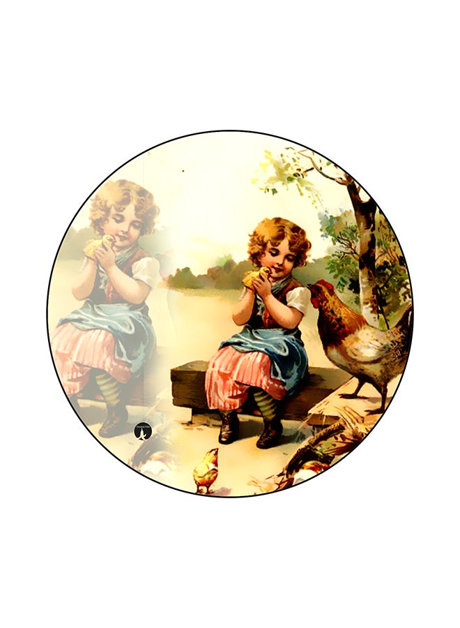 BP Vintage Art Printed Mouse Pad Multicolour