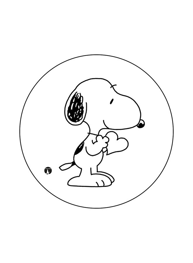 BP Snoopy Printed Mouse Pad White