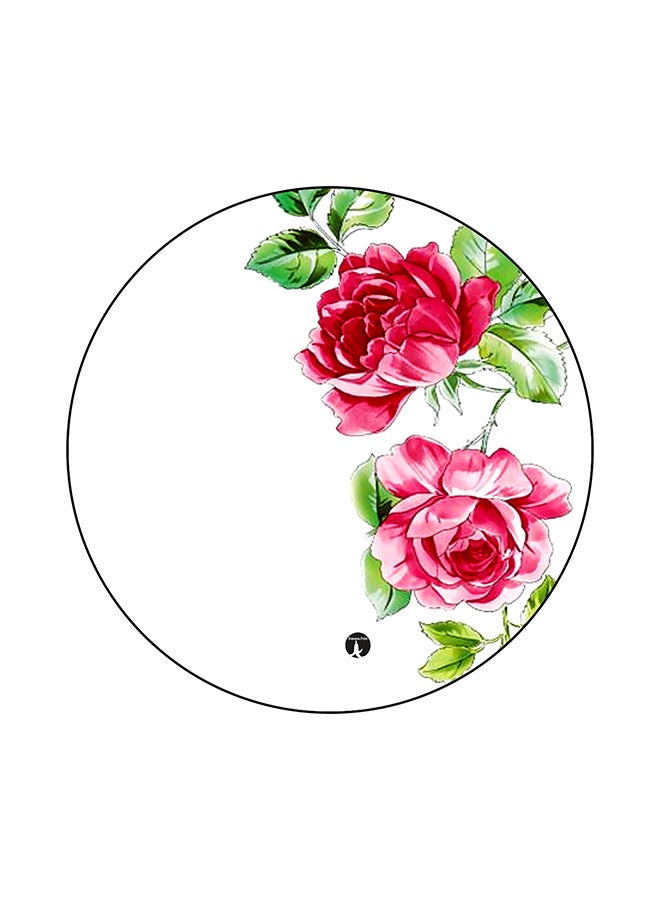 لوحة ماوس برسمة زهور متعدد الألوان