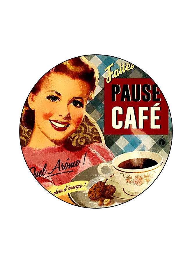 BP Vintage Art Printed Mouse Pad Multicolour