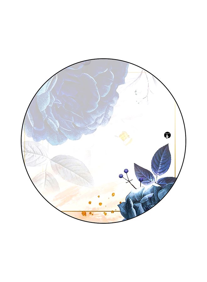 Flowers Printed Mouse Pad Multicolour