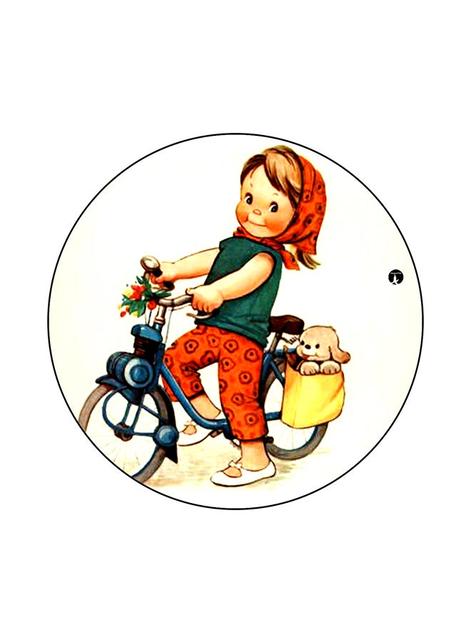BP A Girl Printed Mouse Pad Multicolour
