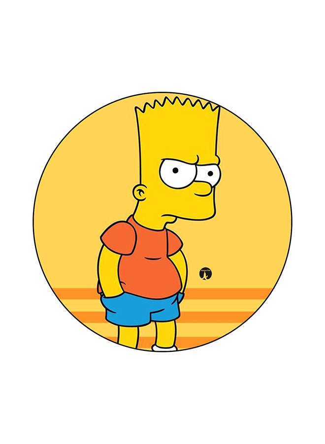 BP The Simpsons Printed Mouse Pad Yellow/Orange