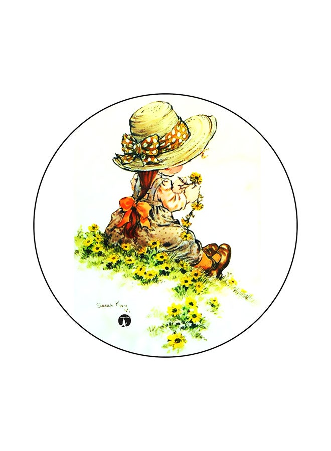 BP A Girl Printed Mouse Pad Multicolour