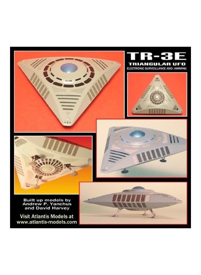 Atlantis Toy and Hobby - TR-3E Triangular UFO Model Kit AMC1002 - Image 1