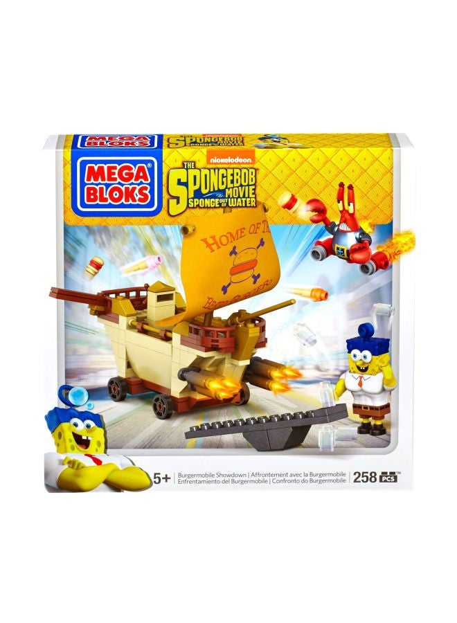 ميجا بلوكس طقم لعبة تركيب ’مواجهة سبونجبوب برجرموبايل" طراز CND25 من 258 قطعة CND25 أكبر من 5 سنوات - Image 2