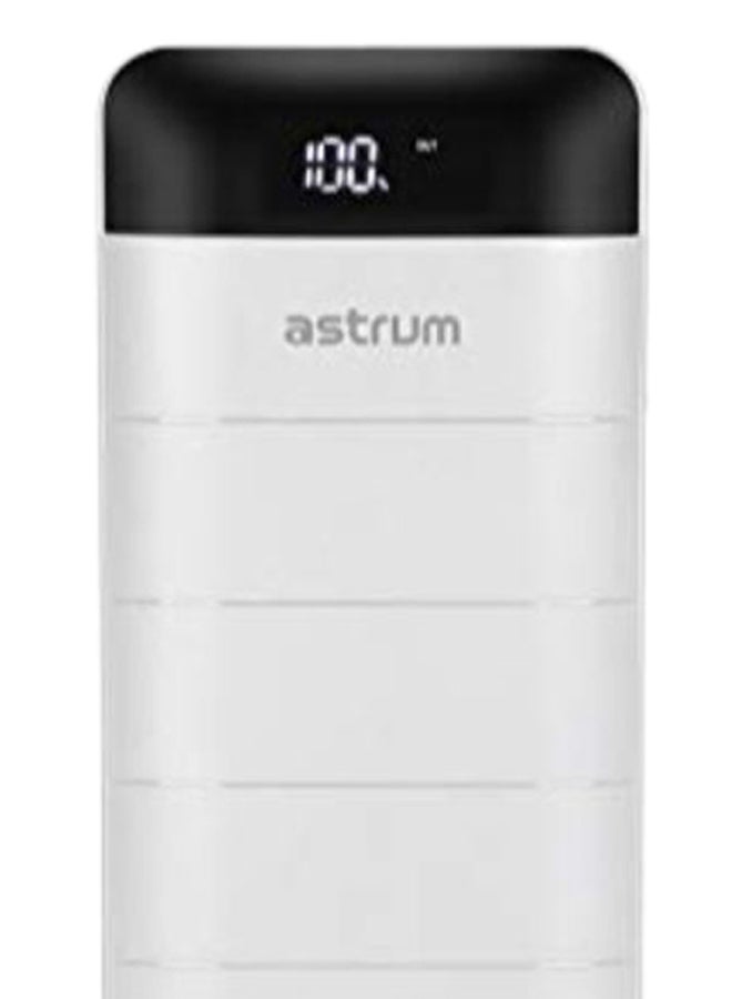 Astrum 12000 mAh Portable Power Bank White/Black - Image 2