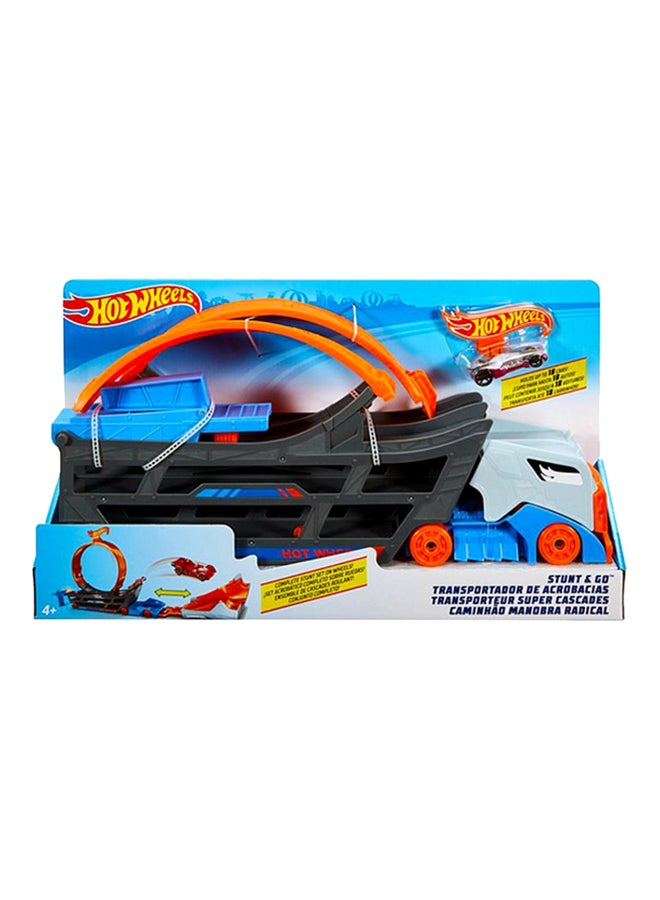 Hamleys Hot Wheels Stunt And Go Track Set Multicolour  - Image 1