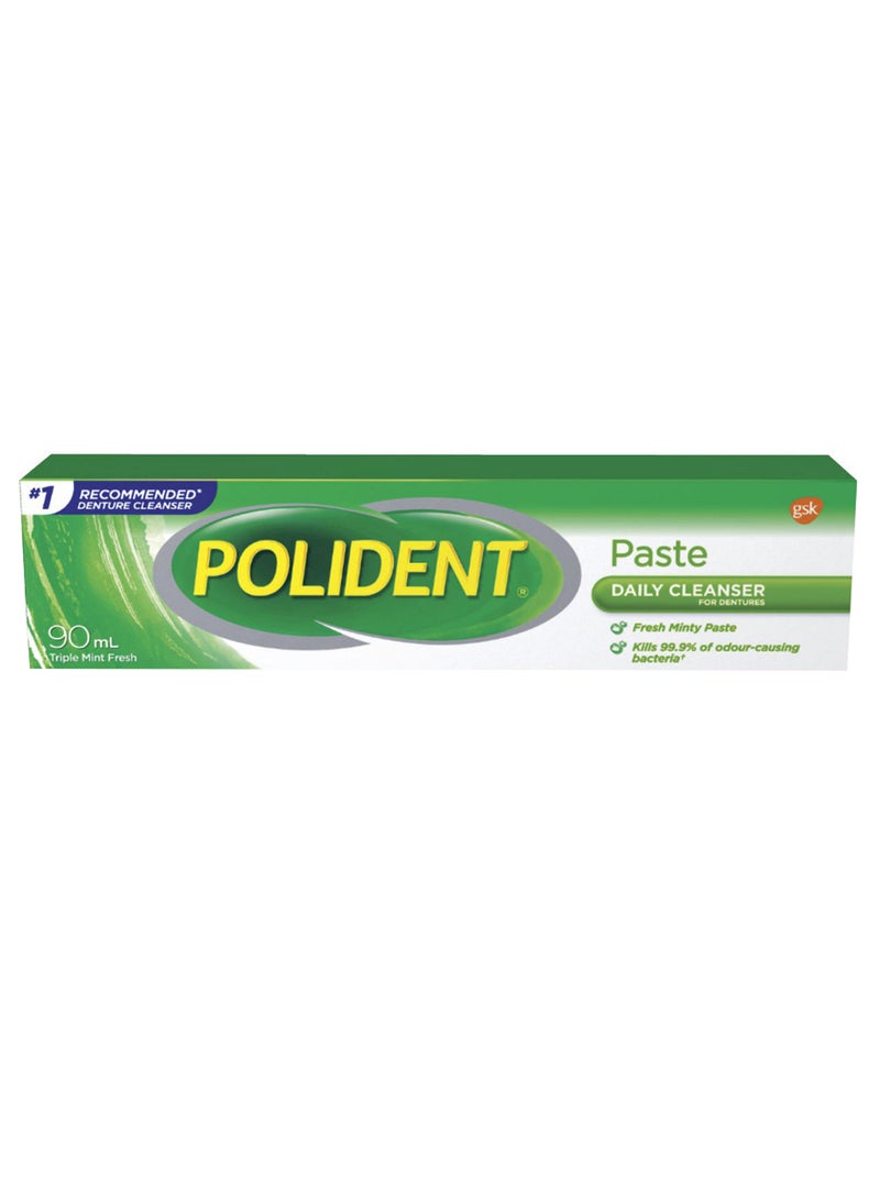 Polident Fresh Minty Paste Daily Cleanser 90ml