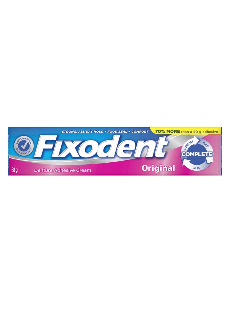فكسودنت كريم لاصق لأطقم الأسنان كومبليت 68جرام