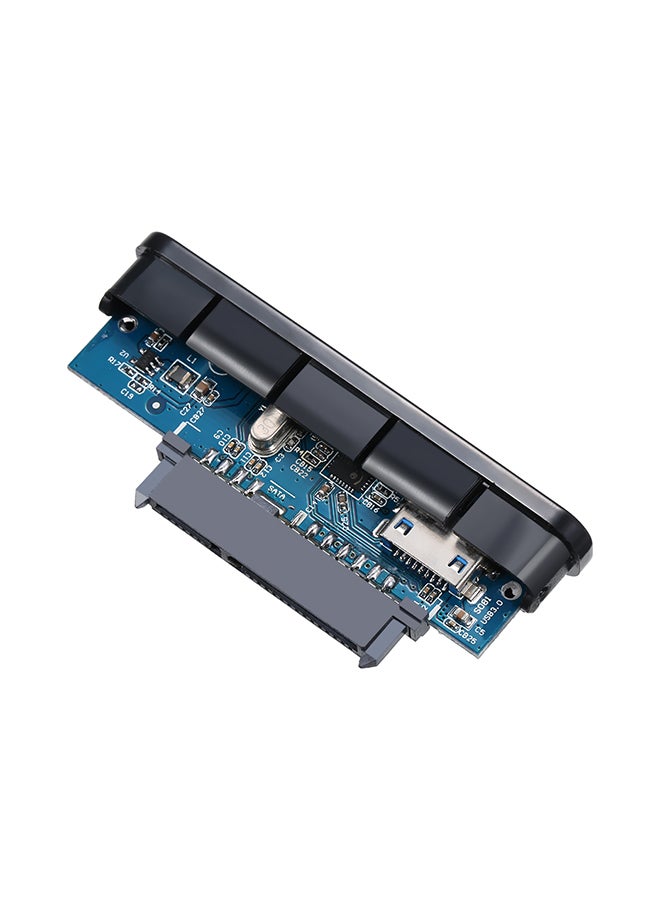 HDD Case SATA Converter Adapter External Hard Drive Blue - Image 4
