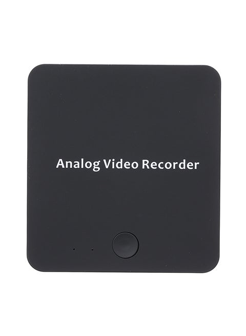 AV Capture Analog To Digital Recorder Converter With Audio Video Input AV HDMI Output To Micro SD TF Card black