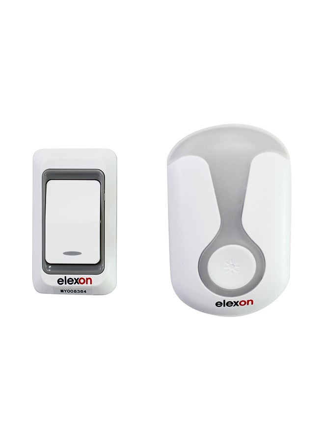 elexon Home Key Door Bell With Night Light White/Grey 4.5inch - Image 4