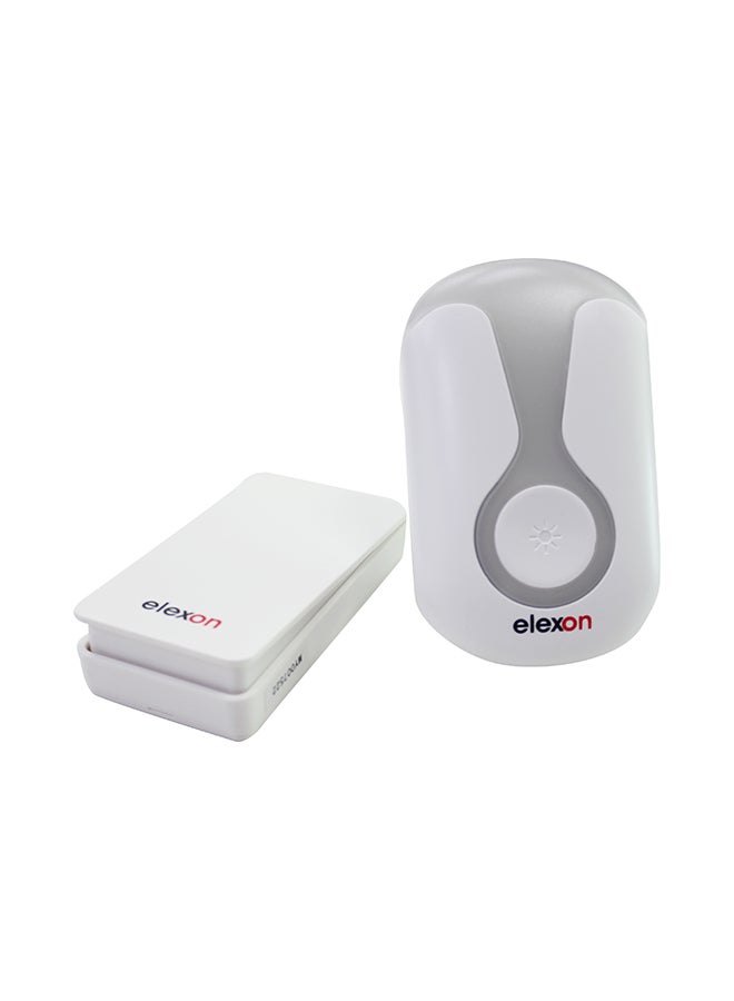 elexon Home Key Door Bell With Night Light White/Grey 4.5inch  - Image 1
