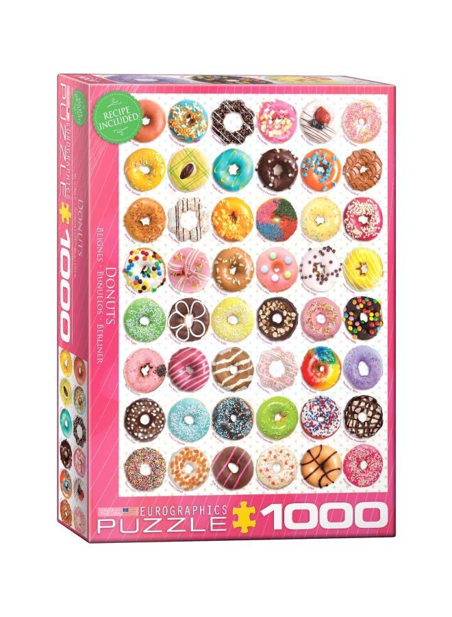 eurographics 1000-Piece Donuts Jigsaw Puzzle 6000-0585 - Image 1
