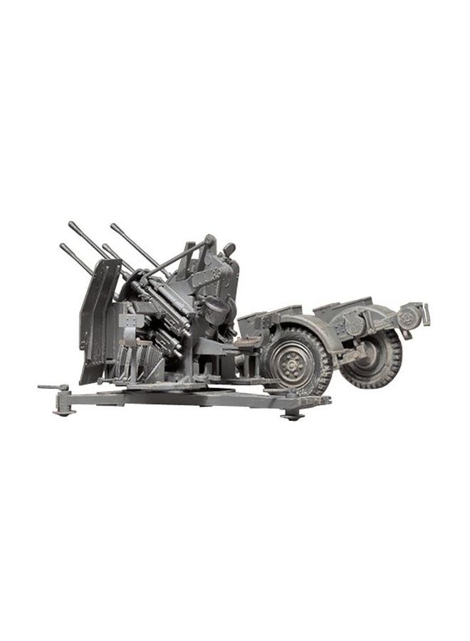 تاميا موديلز - طقم نموذج مصغر لمدفع فلاك 38 رباعي بتصميم مزود بدرع طراز TM35091 5.5بوصة - Image 1