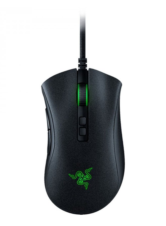 RAZER - Razer DeathAdder V2 Gaming Mouse: 20K DPI Optical Sensor - Fastest Gaming Mouse Switch - Chroma RGB Lighting - 8 Programmable Buttons - Rubberized Side Grips - Classic Black - Image 1