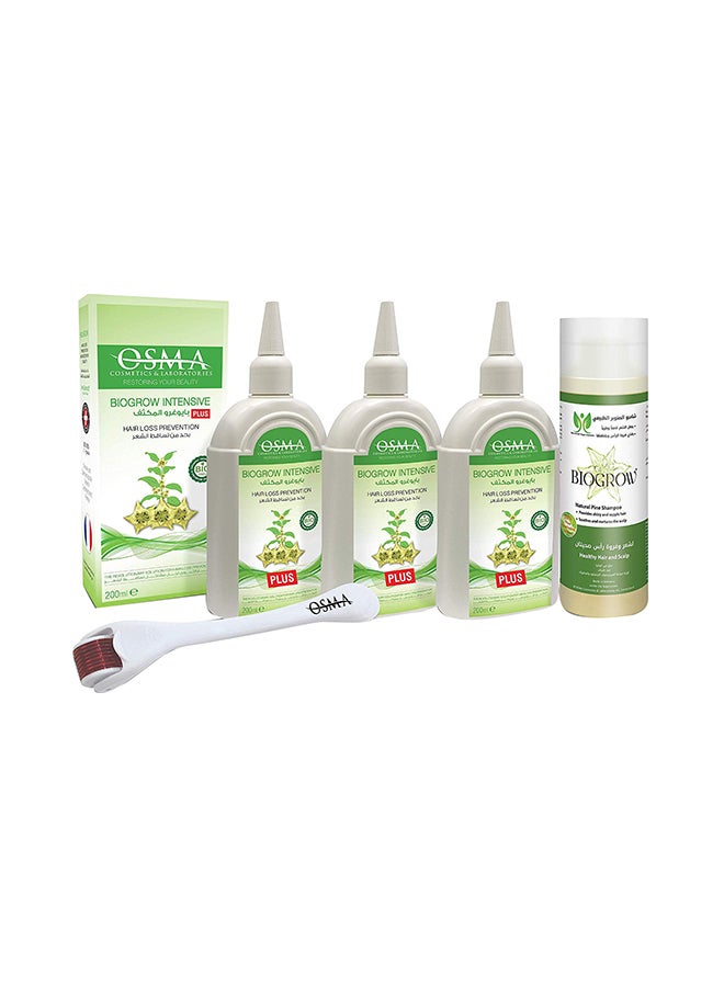 BIOGROW Intensive Hair Loss Prevention & Anti Dandruff Set Grey/White