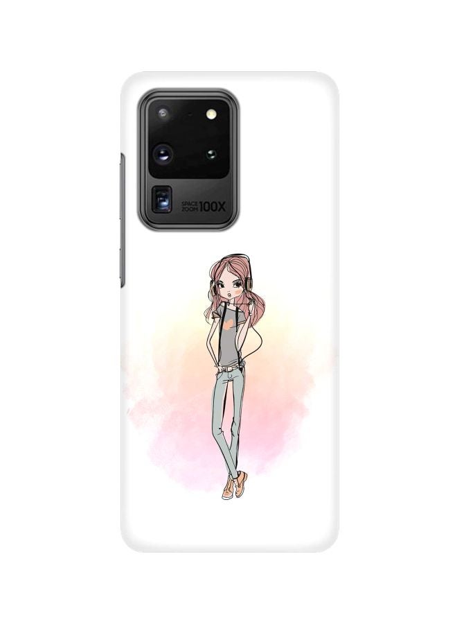 Classic Series Printed Case Cover For Samsung Galaxy S20 Ultra Girl Next Door