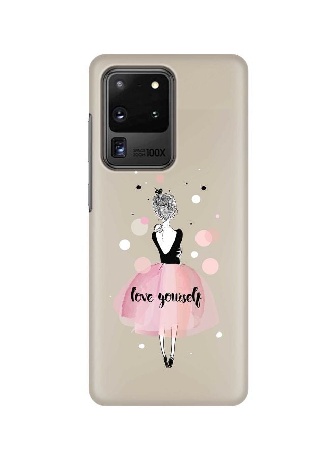 Stylizedd Classic Series Printed Case Cover For Samsung Galaxy S20 Ultra Love Yourself