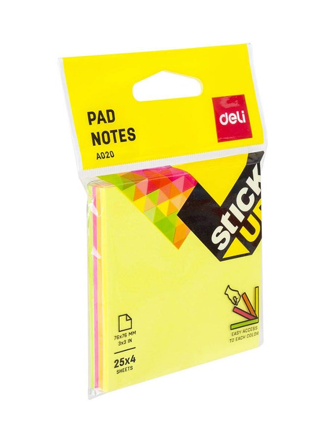 ديلي مفكرة ملاحظات لاصقة متعدد الألوان