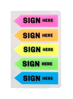 Deli Sign Here Index Tabs Multicolour  - Image 1