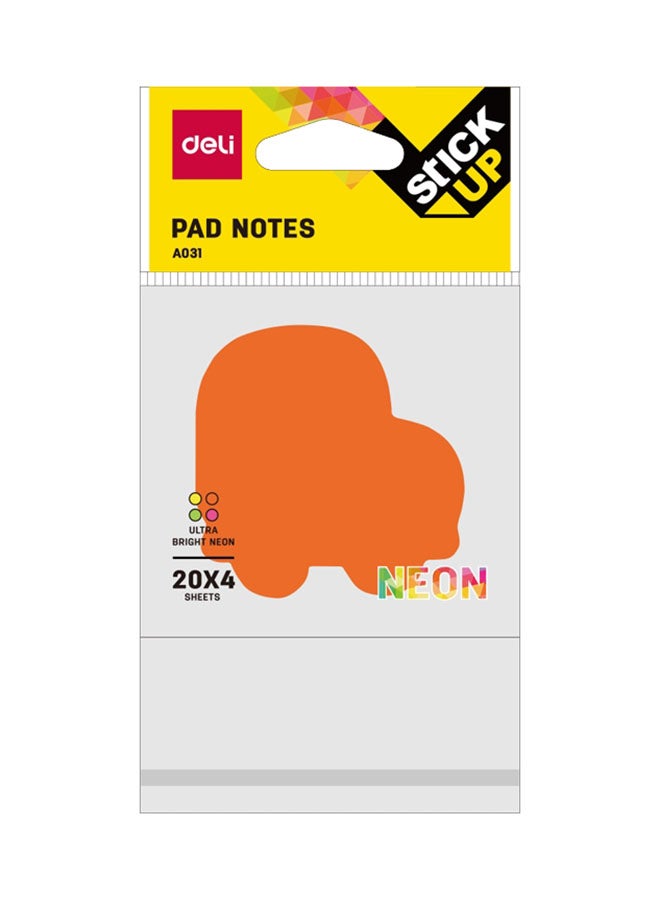 ديلي مفكرة ملاحظات لاصقة متعدد الألوان