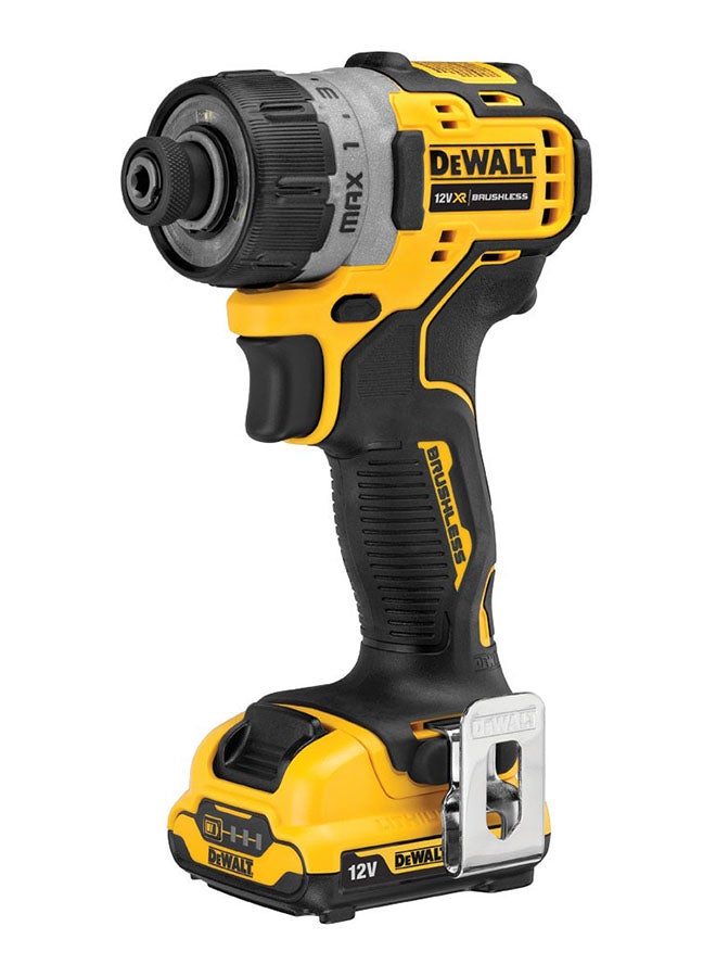 ديوالت مثقاب لاسلكي صغير بجهد 12 فولت أصفر/أسود - Image 3