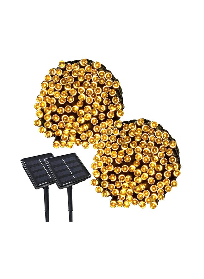 Joyway - 2-Piece Carbon Solar String Light Set Gold 6.1x3.8x3.3inch - Image 1