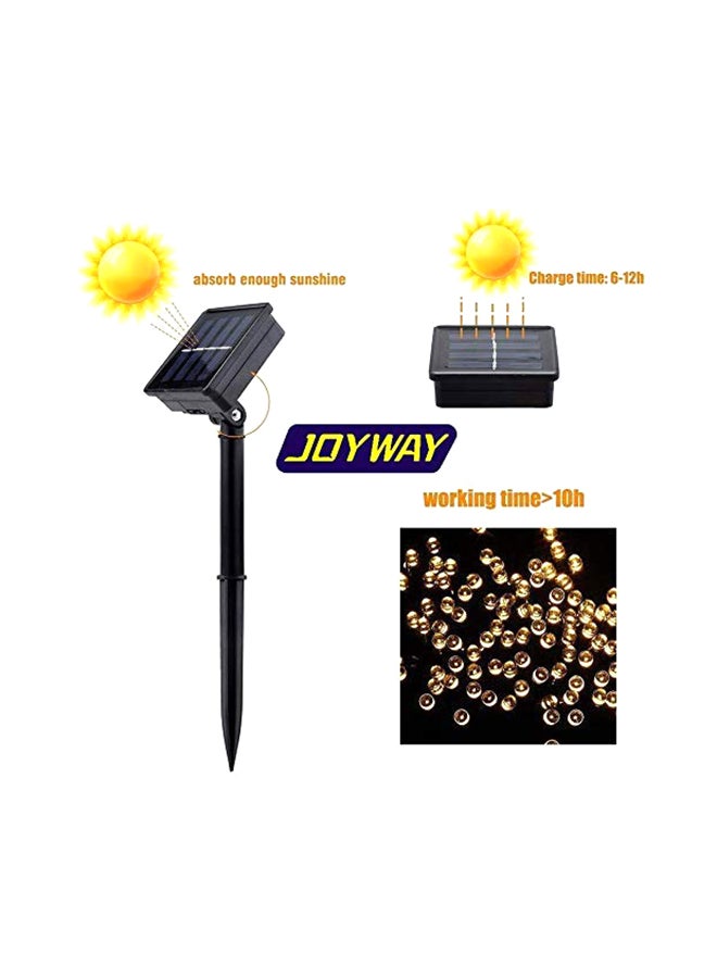 Joyway - 2-Piece Carbon Solar String Light Set Gold 6.1x3.8x3.3inch - Image 1