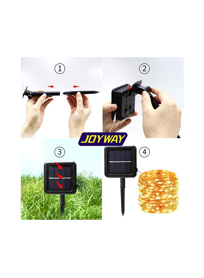 Joyway - Carbon Solar String Light Golden 5.2x4x3.5inch - Image 1