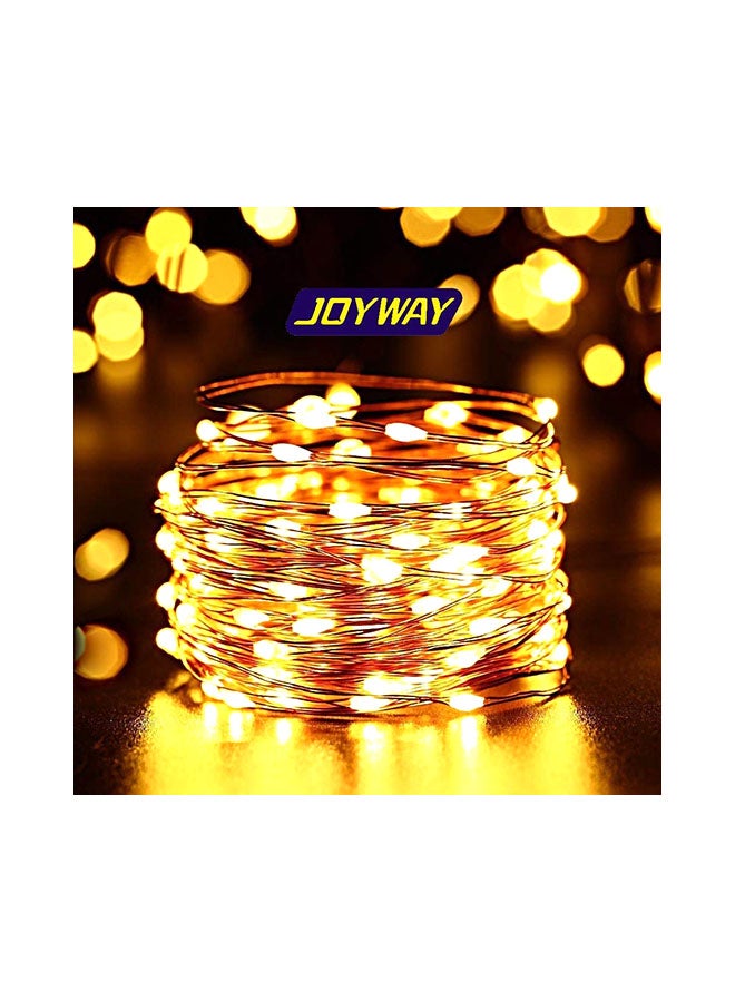 Joyway - 2-Piece Carbon Solar String Light Set Golden 5.8x4.5x2.1inch - Image 1