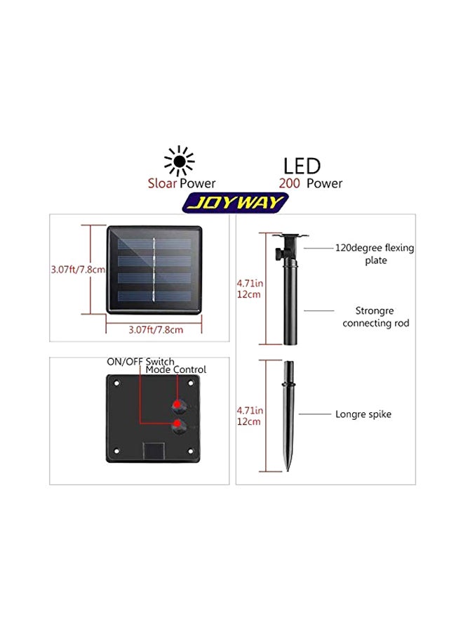 Joyway - Carbon Solar String Light Golden 5.2x4x3.5inch - Image 1