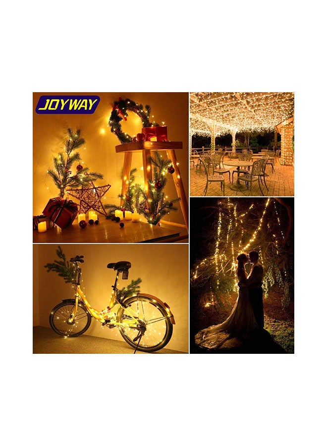 Joyway - 2-Piece Carbon Solar String Light Set Golden 5.8x4.5x2.1inch - Image 1