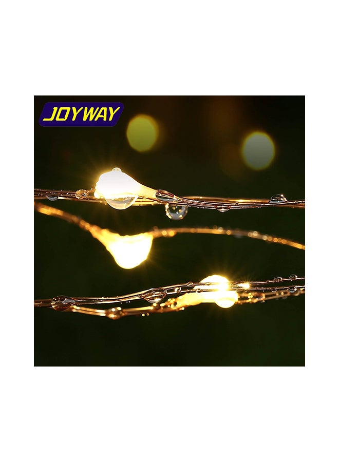 Joyway - 2-Piece Carbon Solar String Light Set Golden 5.8x4.5x2.1inch - Image 1