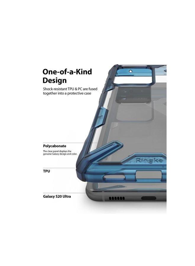 Fusion-X Protective Case Cover For Samsung Galaxy S20 Ultra Space Blue