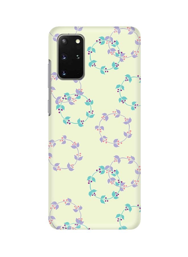 Stylizedd Classic Series Printed Slim Case For Samsung Galaxy S20+ Floral Wreath - Image 1