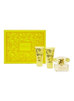 VERSACE Yellow Diamond Gift Set (EDT 50ml, Shower Gel 50ml & Body Lotion 50ml)  - Image 1