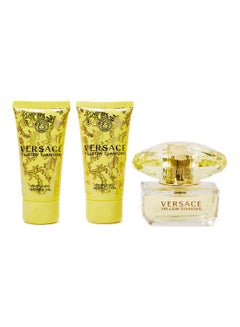 VERSACE Yellow Diamond Gift Set (EDT 50ml, Shower Gel 50ml & Body Lotion 50ml)  - Image 2