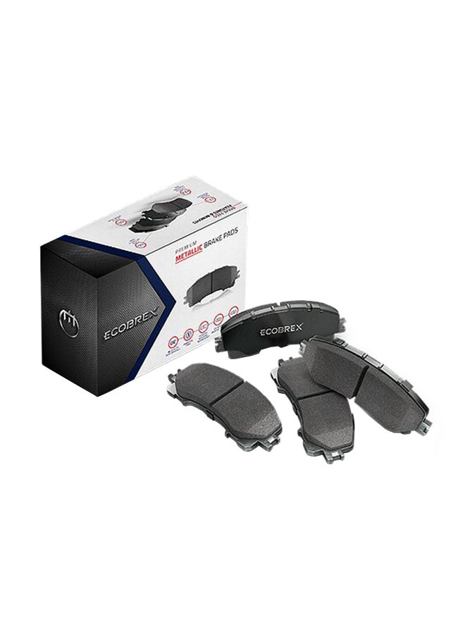 ECOBREX - 4-Piece Metallic Brake Pad For Hyundai Grandeur 2009 - Image 1