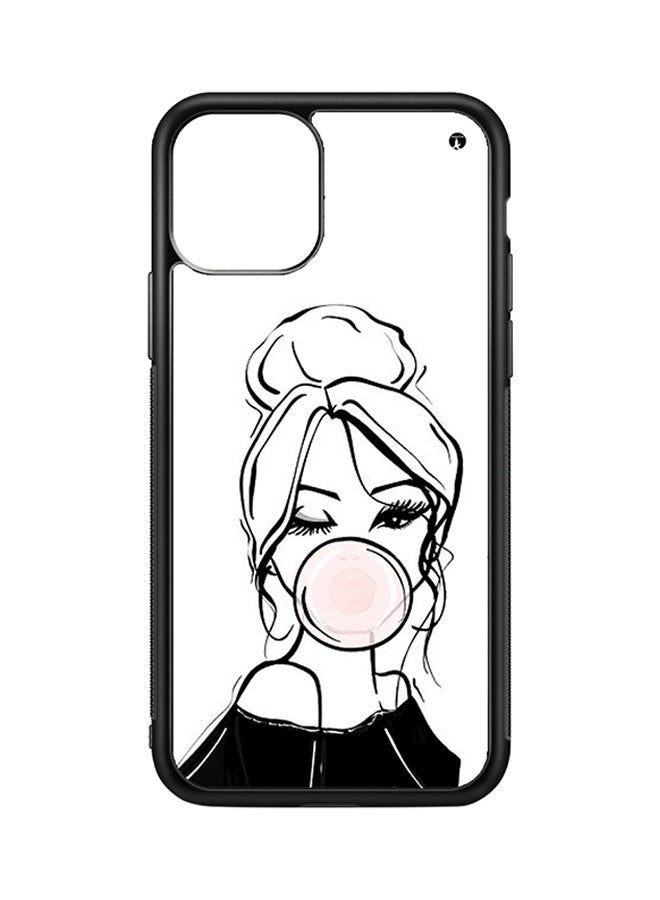 BP Protective Case Cover For Apple iPhone 11 Pro Max A Girl (Black Bumper)