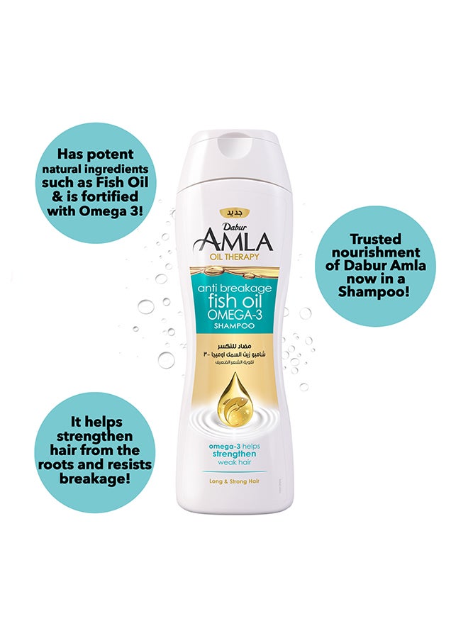 Dabur - Amla Antibreakage Fish Oil Shampoo 400ml - Image 1