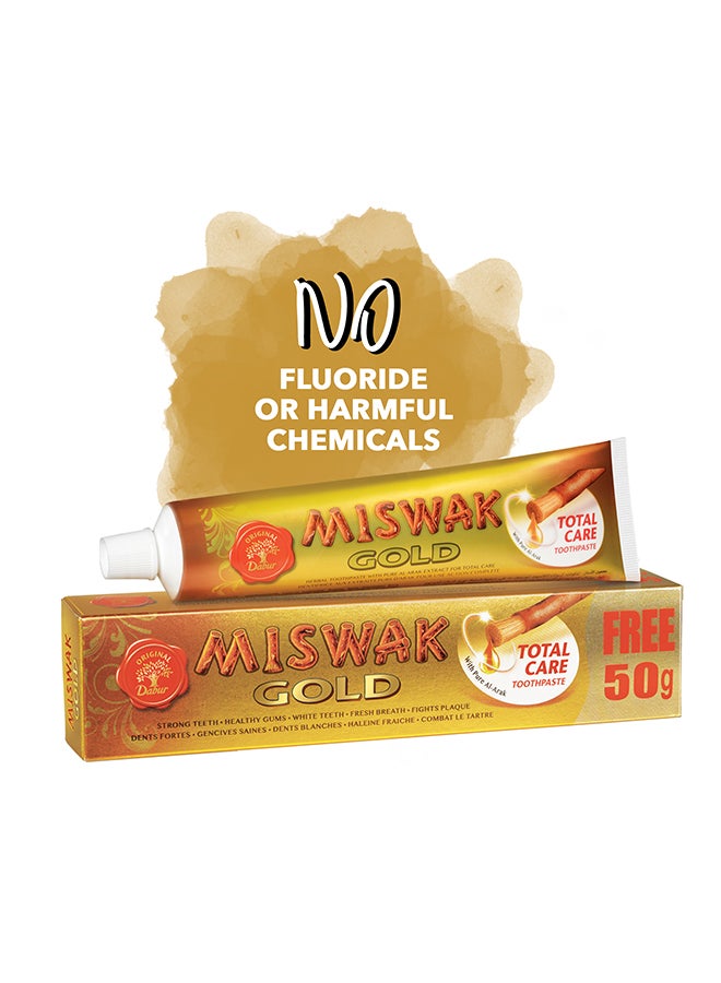 Gold Toothpaste 170G + Toothbrush Free