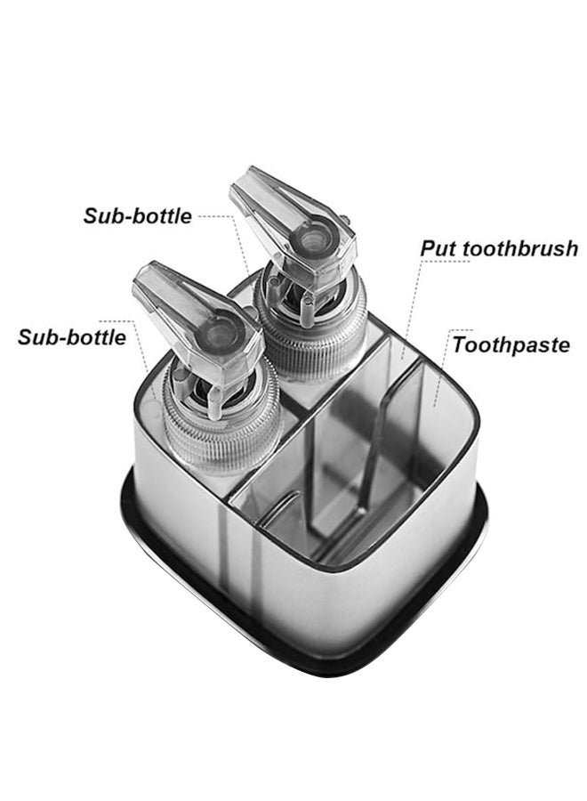Beauenty 6-Piece Portable Toothbrush Box Set Grey 7.2x20.5x6.5cm  - Image 2