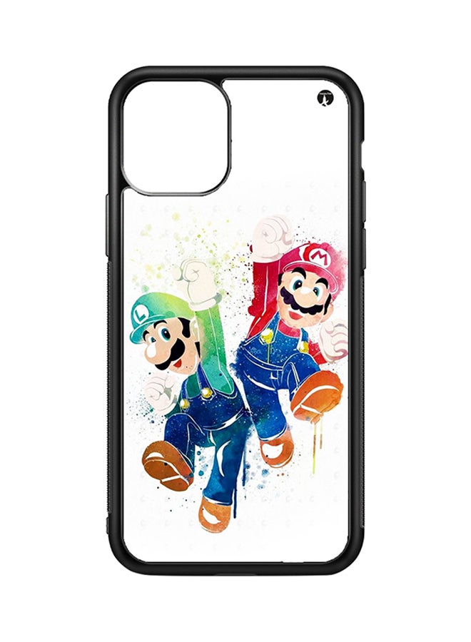 BP Protective Case Cover For iPhone 11 Pro Max The Video Game Super Mario (Black Bumper)