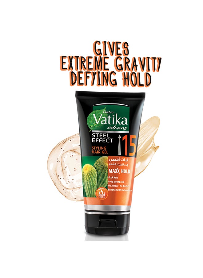 Vatika Naturals Extra Strong Hold Hair Gel 150ml  - Image 2