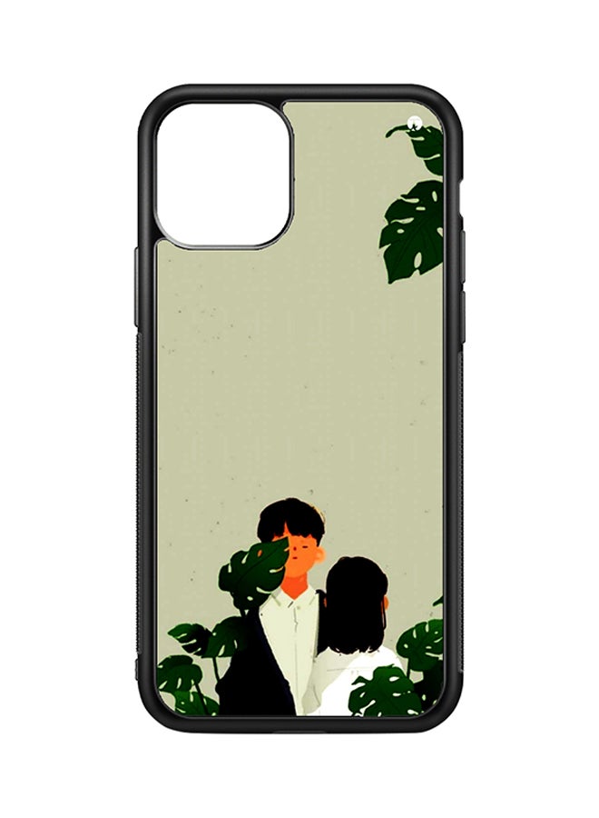 BP Protective Case Cover For Apple iPhone 11 Pro Max A Boy And A Girl (Black Bumper)