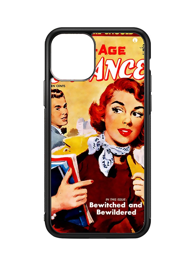 BP Protective Case Cover For Apple iPhone 11 Pro Max Vintage Art (Black Bumper)