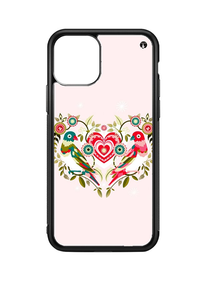 BP Protective Case Cover For Apple iPhone 11 Pro Max A Heart (Black Bumper)