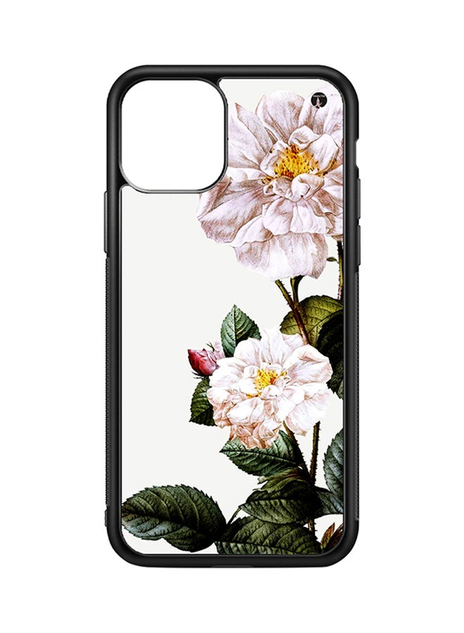 BP Protective Case Cover For Apple iPhone 11 Pro Max Flowers (Black Bumper)